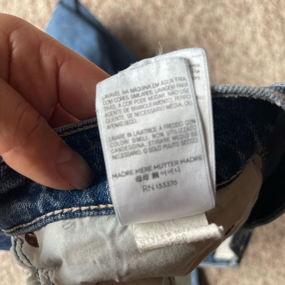 MOTHER SUPERIOR Denim The Flirt Jeans Cold Feet Wash Size 28 Distressed - Picture 10 of 14